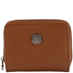 Francinel Portefeuille en cuir graine Capucine*Femme Portefeuilles Femme