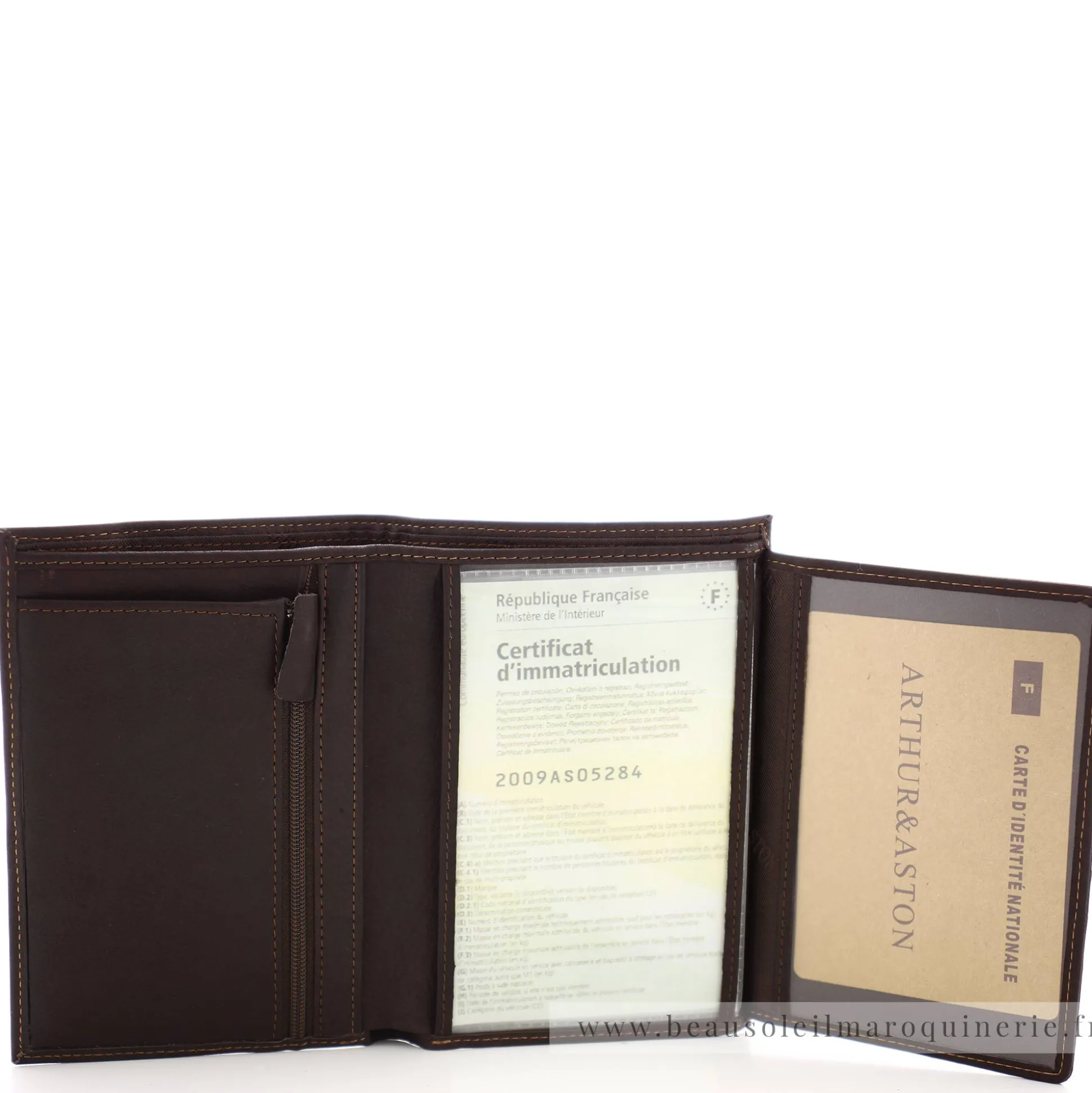 Arthur Aston Portefeuille homme en cuir gras Louis*Homme Portefeuilles Homme