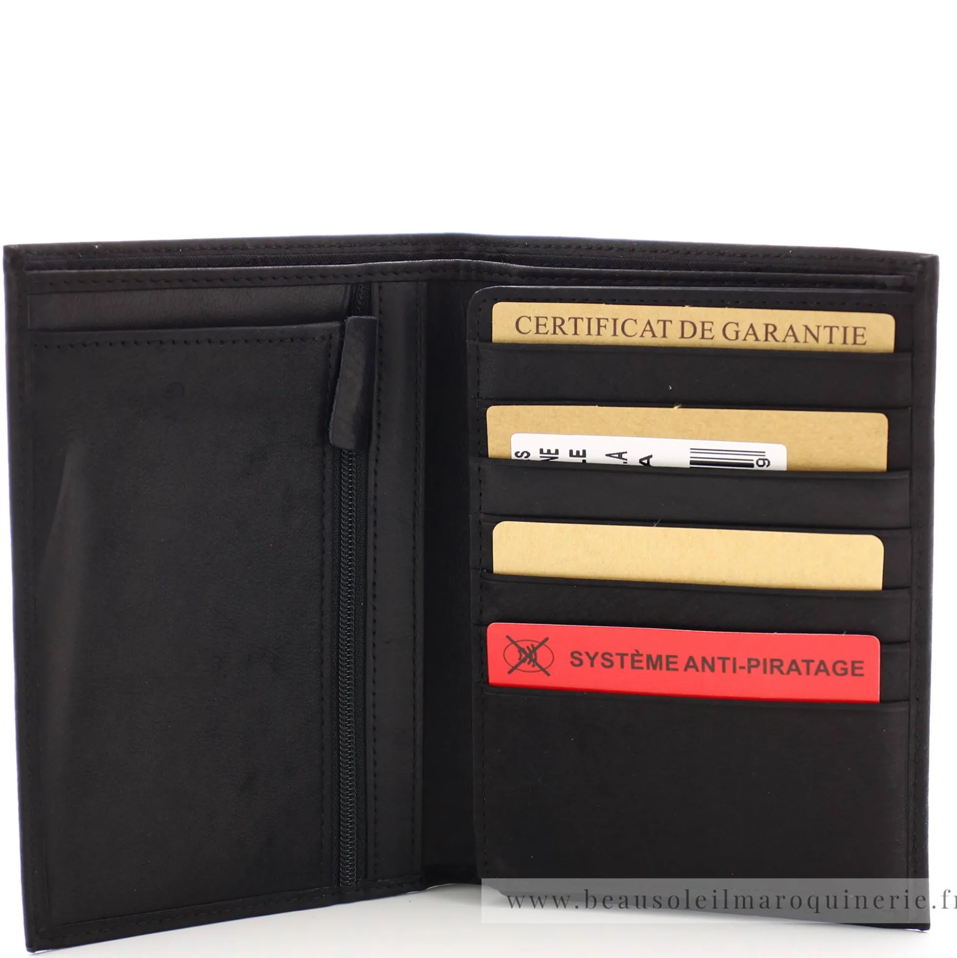 Arthur Aston Portefeuille homme en cuir gras Louis*Homme Portefeuilles Homme