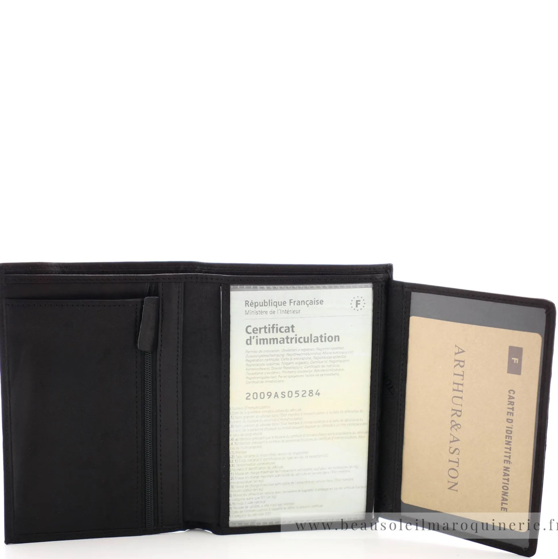 Arthur Aston Portefeuille homme en cuir gras Louis*Homme Portefeuilles Homme
