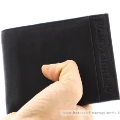 Arthur Aston Portefeuille horizontal en cuir 1438*Homme Portefeuilles Homme