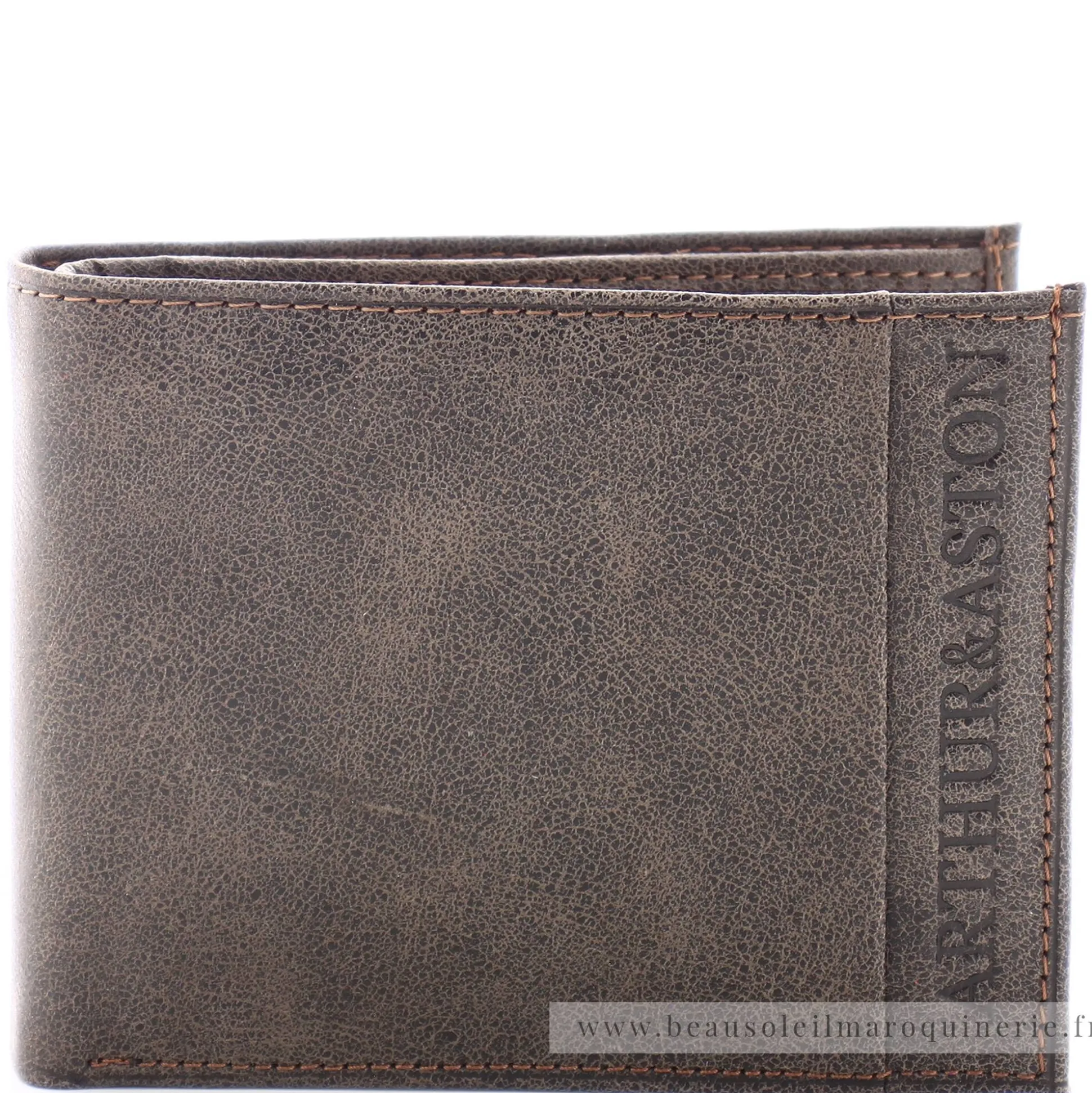 Arthur Aston Portefeuille horizontal en cuir 1438*Homme Portefeuilles Homme
