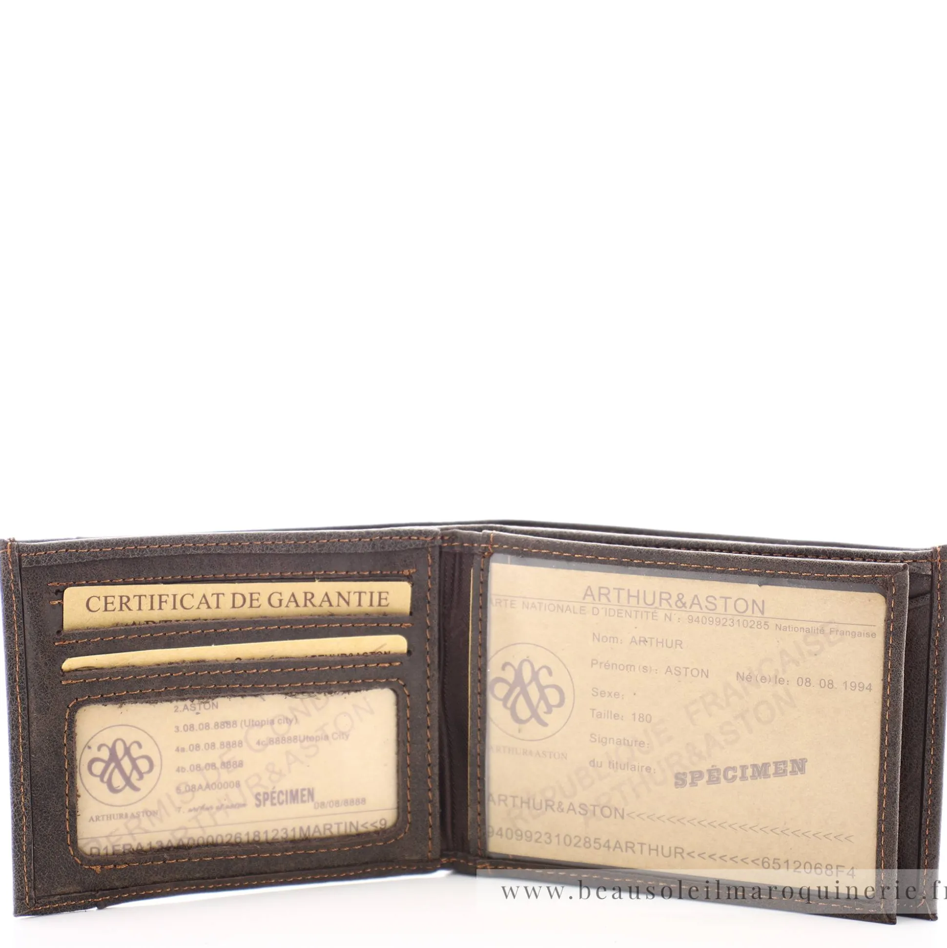 Arthur Aston Portefeuille italien cuir Diego*Homme Portefeuilles Homme