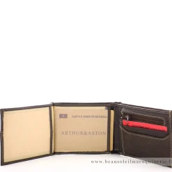 Arthur Aston Portefeuille italien cuir destroy Cristiano*Homme Portefeuilles Homme