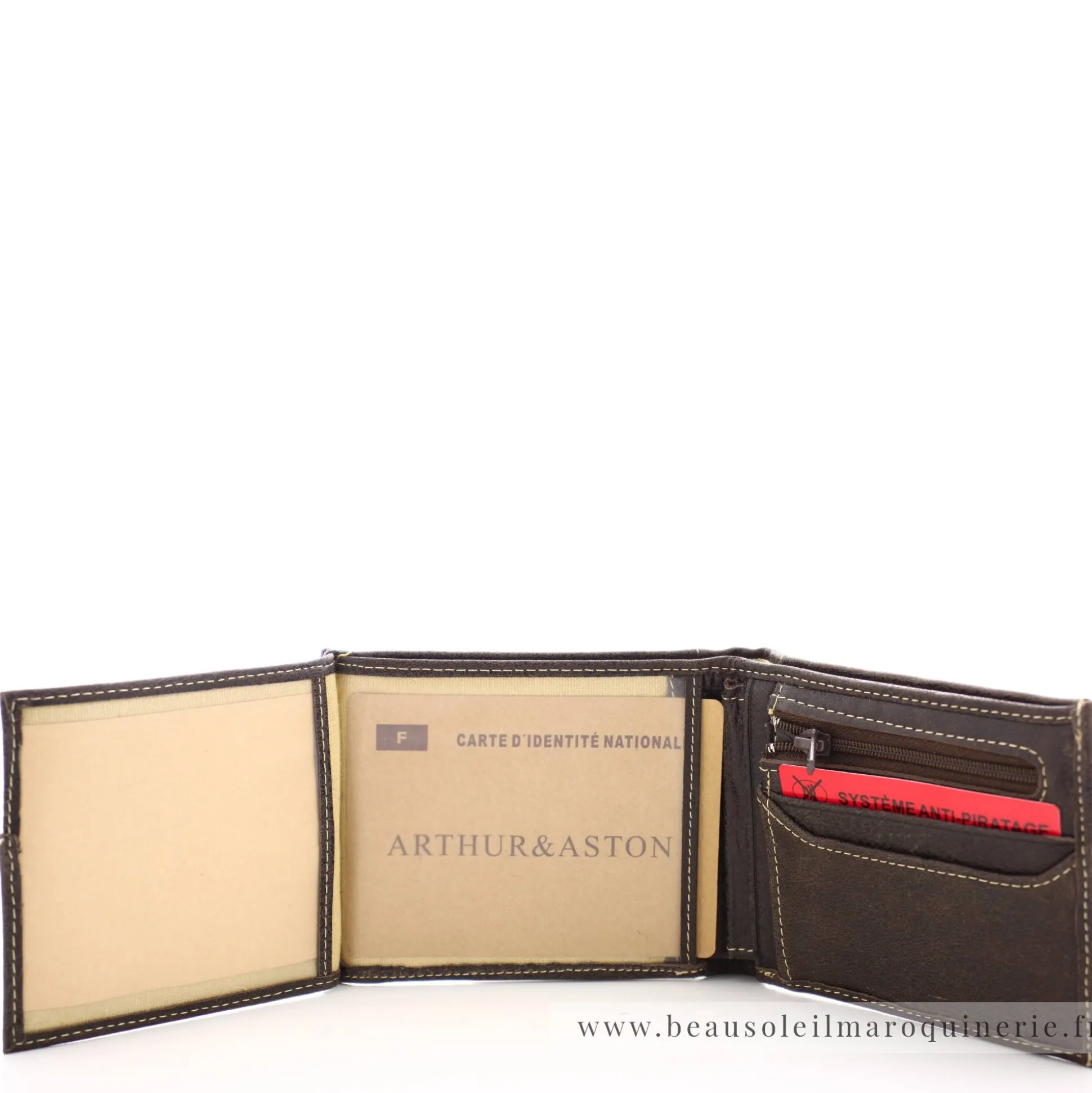 Arthur Aston Portefeuille italien cuir destroy Cristiano*Homme Portefeuilles Homme