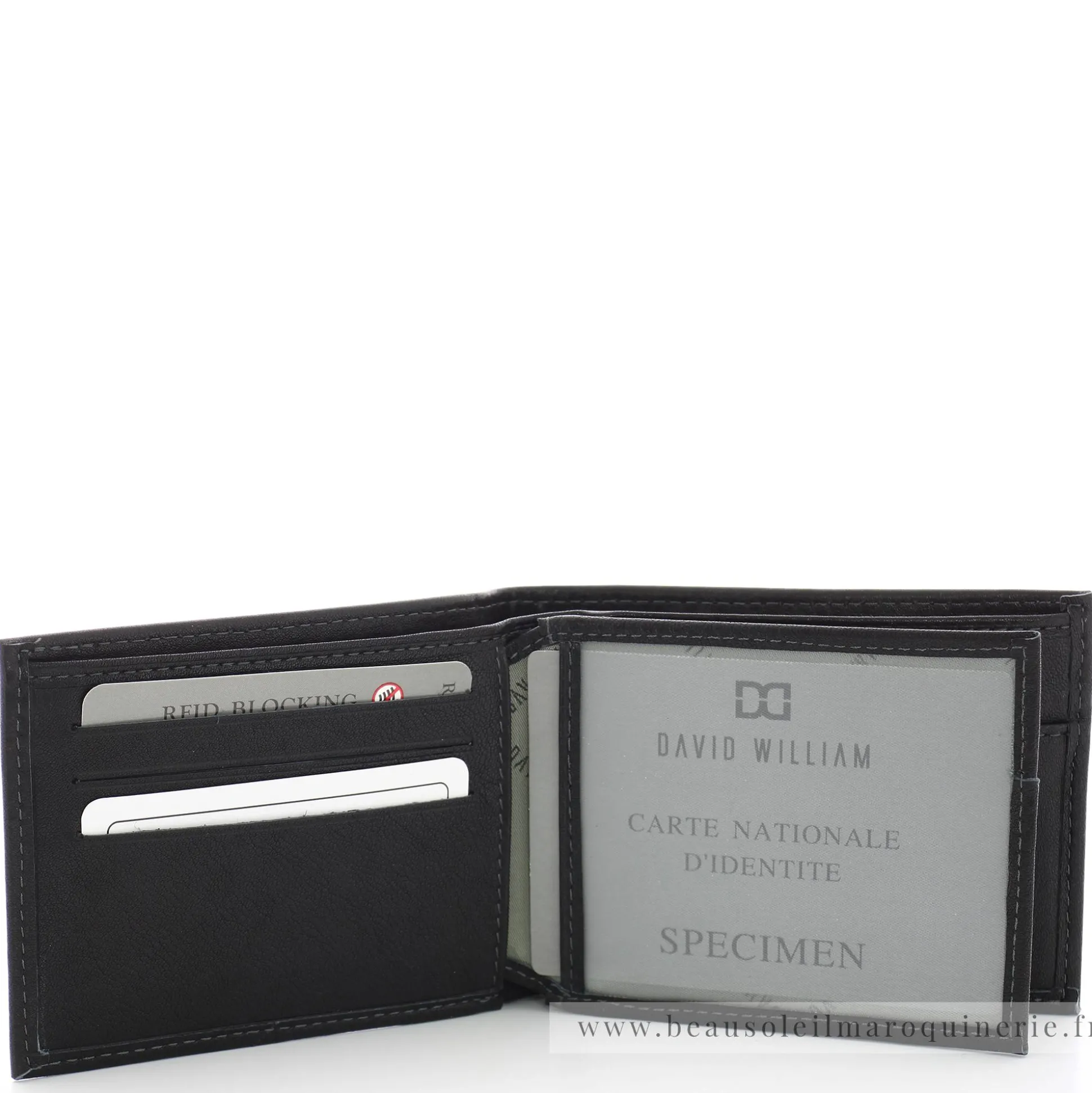 David William Portefeuille italien cuir emplacement airtag*Homme Portefeuilles Homme|Porte-Monnaie Homme