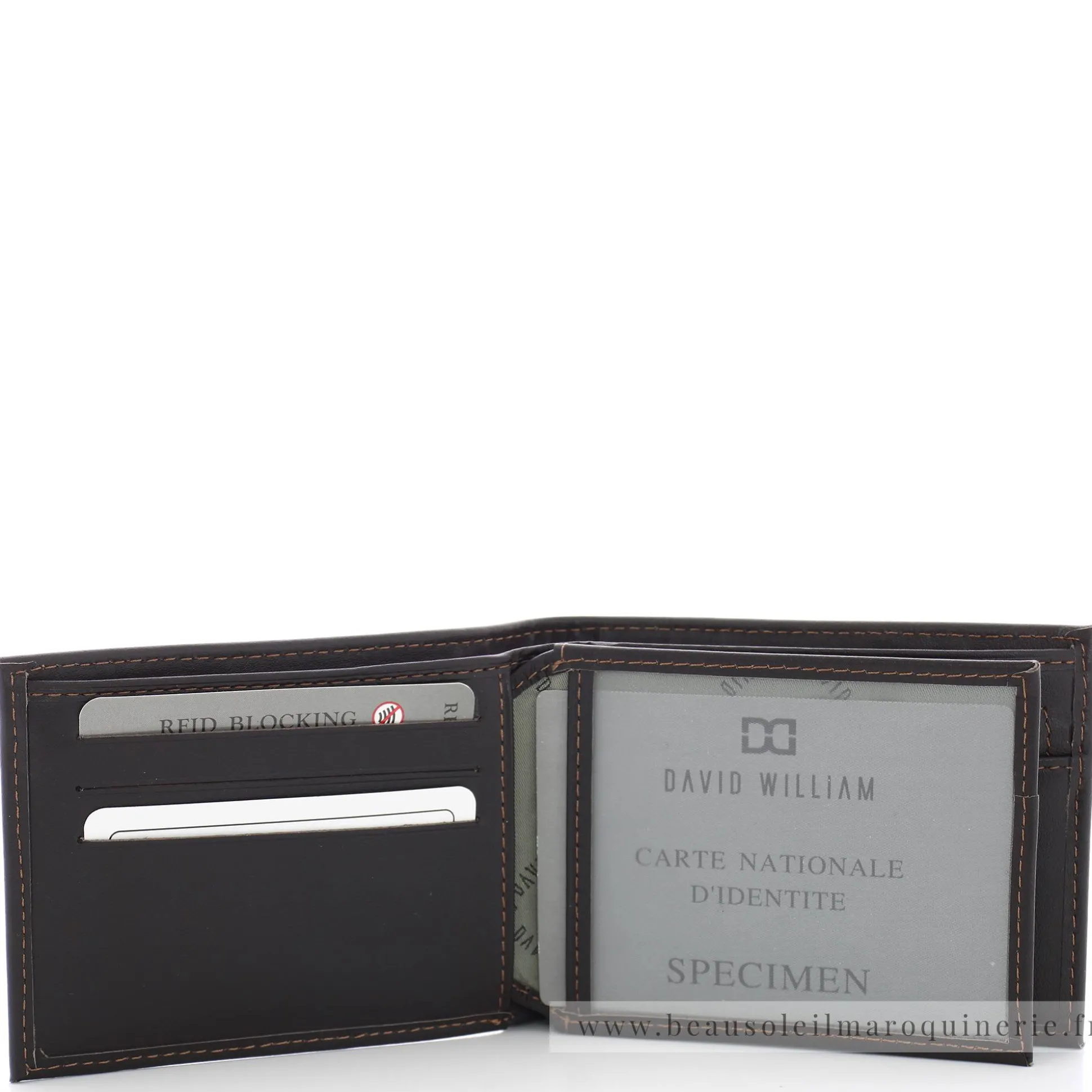 David William Portefeuille italien cuir emplacement airtag*Homme Portefeuilles Homme|Porte-Monnaie Homme