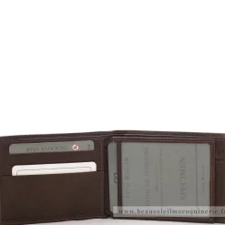 David William Portefeuille italien en cuir Anti-piratage Coulter*Homme Portefeuilles Homme