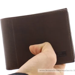 David William Portefeuille italien en cuir Anti-piratage Coulter*Homme Portefeuilles Homme