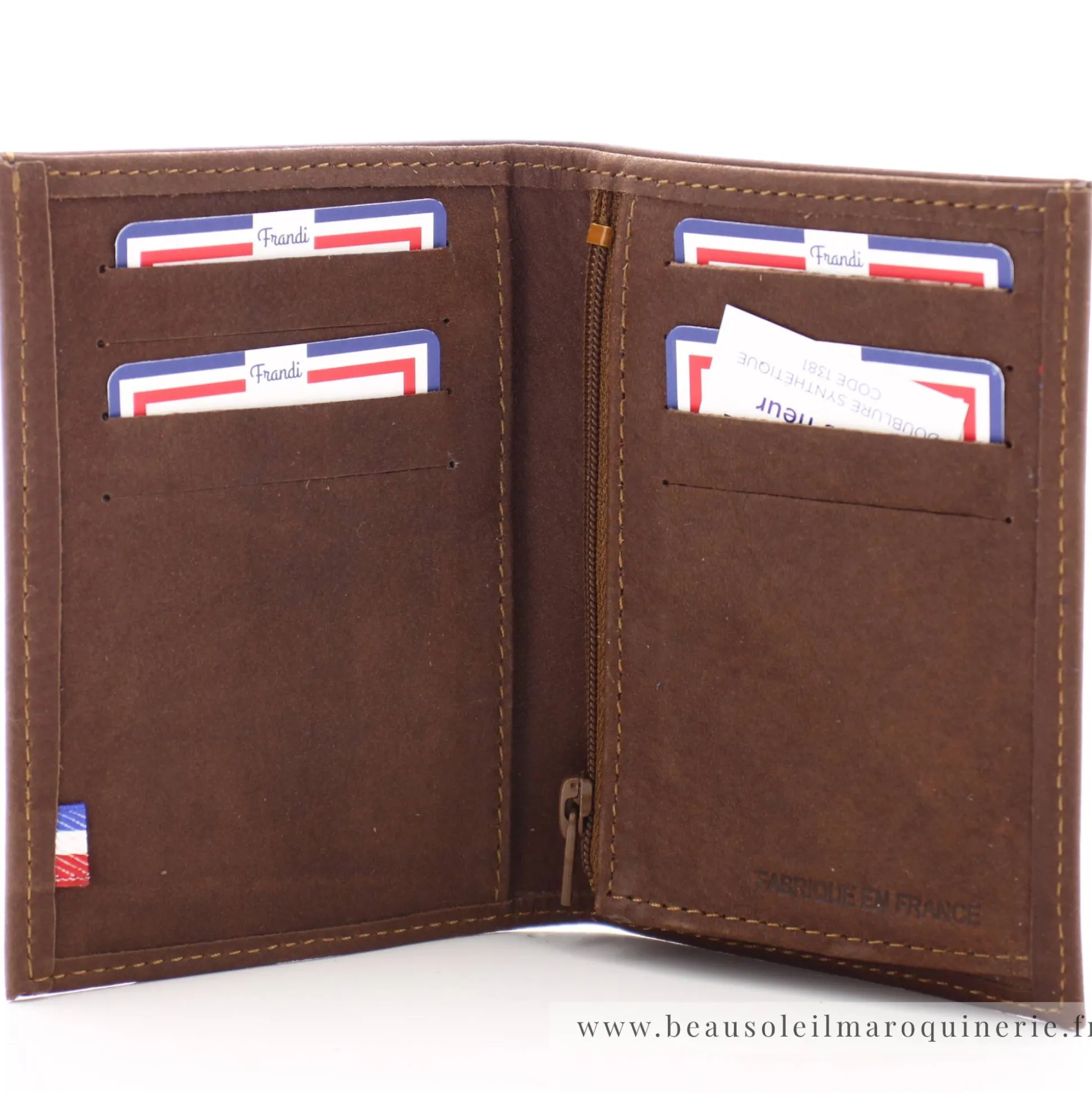 Frandi Portefeuille junior 2 volets cuir Authentique*Femme Portefeuilles Femme