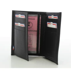 Frandi Portefeuille junior cuir de vachette graine*Homme Portefeuilles Homme