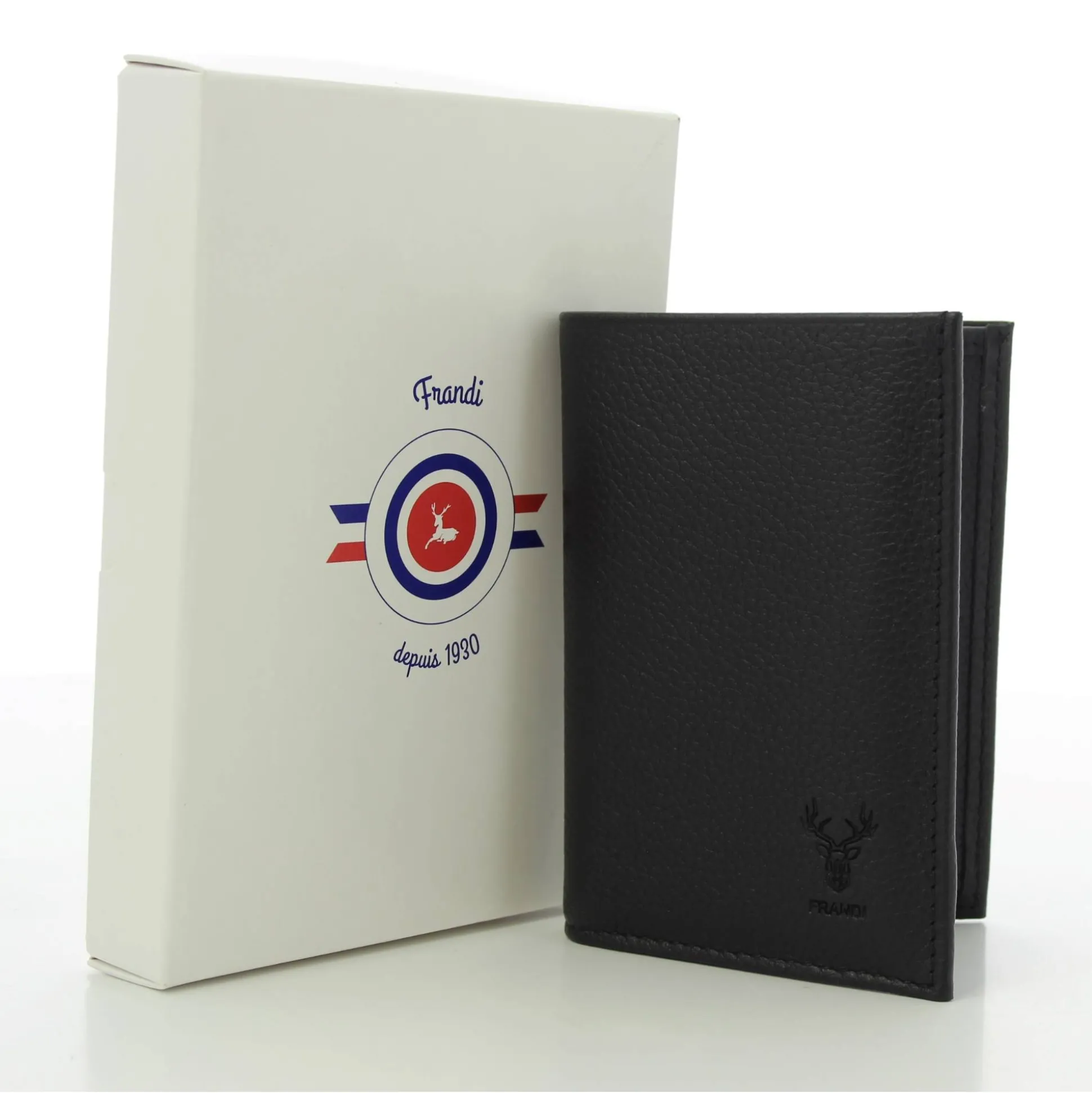 Frandi Portefeuille junior cuir de vachette graine*Homme Portefeuilles Homme