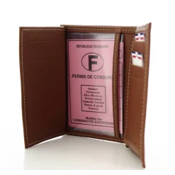 Frandi Portefeuille junior cuir de vachette graine*Homme Portefeuilles Homme