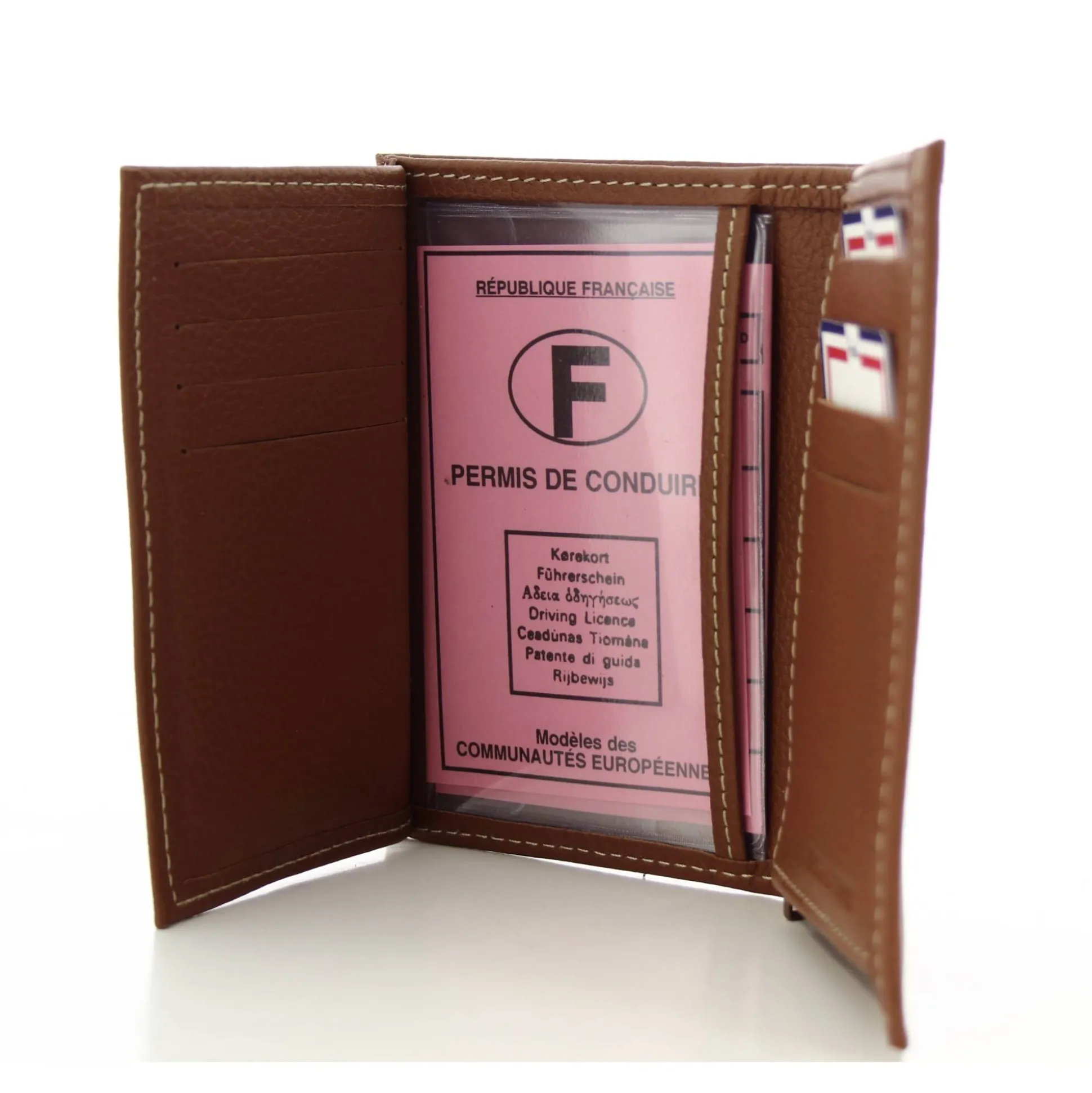 Frandi Portefeuille junior cuir de vachette graine*Homme Portefeuilles Homme