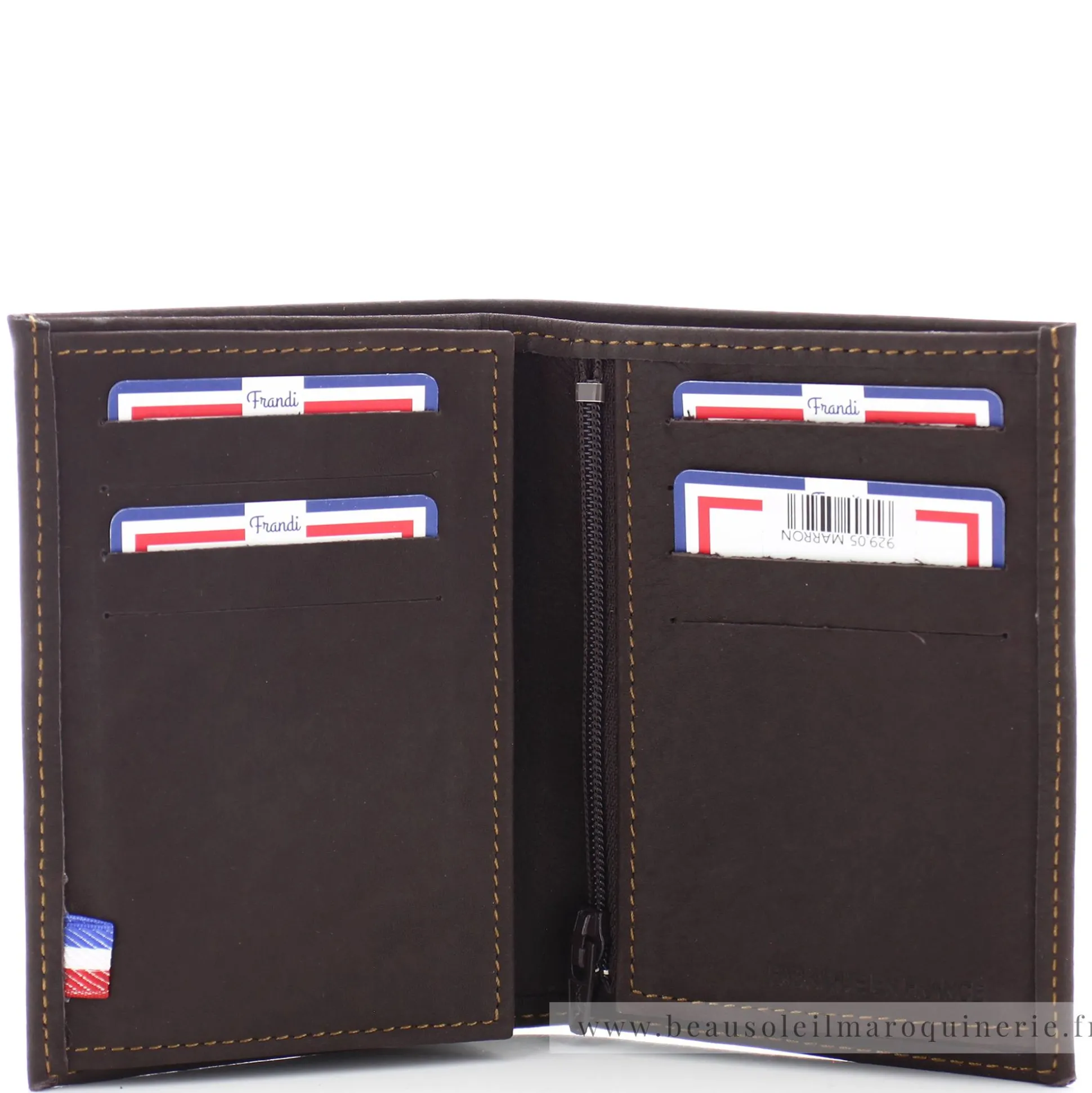 Frandi Portefeuille junior en cuir Authentique*Homme Portefeuilles Homme