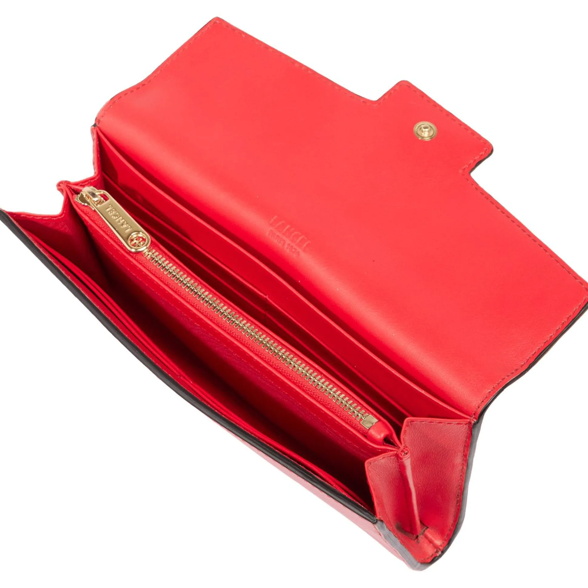 Lancel Portefeuille long Angele rabat cuir lisse*Femme Portefeuilles Femme