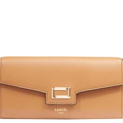 Lancel Portefeuille long Angele rabat cuir lisse*Femme Portefeuilles Femme