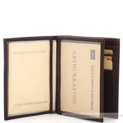 Arthur Aston Portefeuille Louis 2 volets en cuir gras*Homme Portefeuilles Homme
