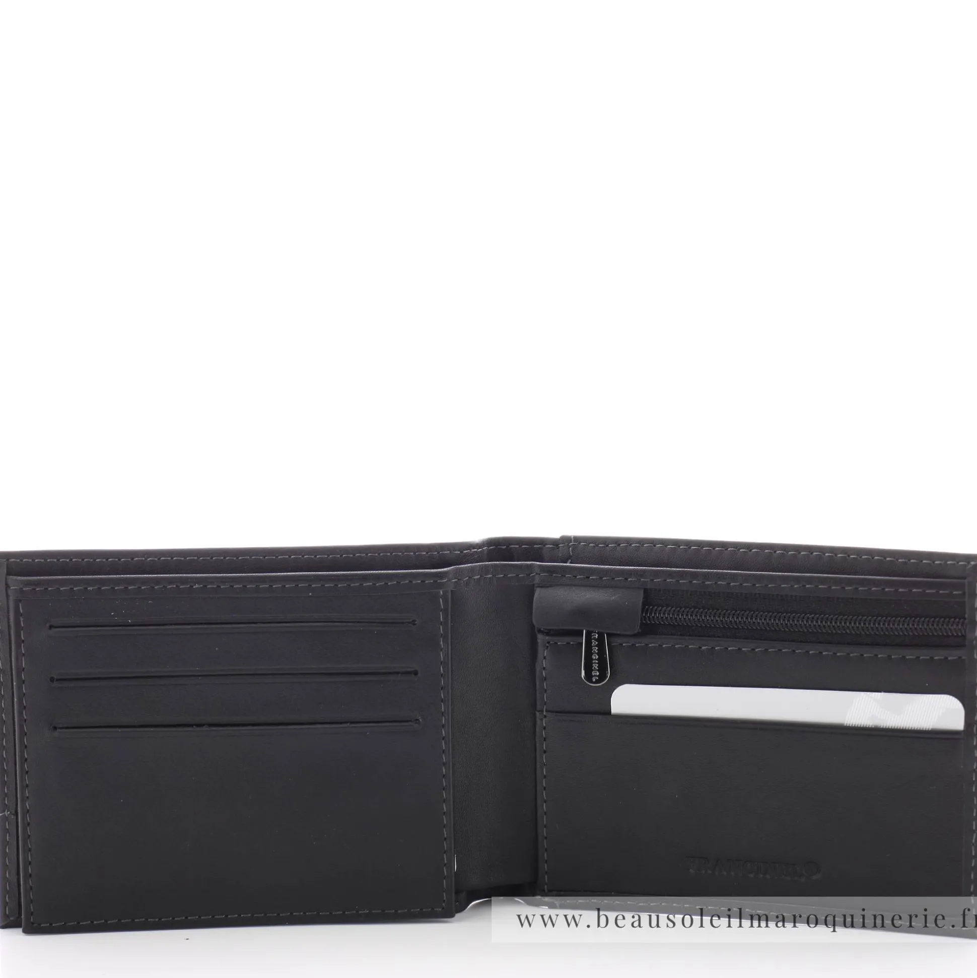 Francinel Portefeuille Pialota en cuir de vachette gras*Homme Portefeuilles Homme