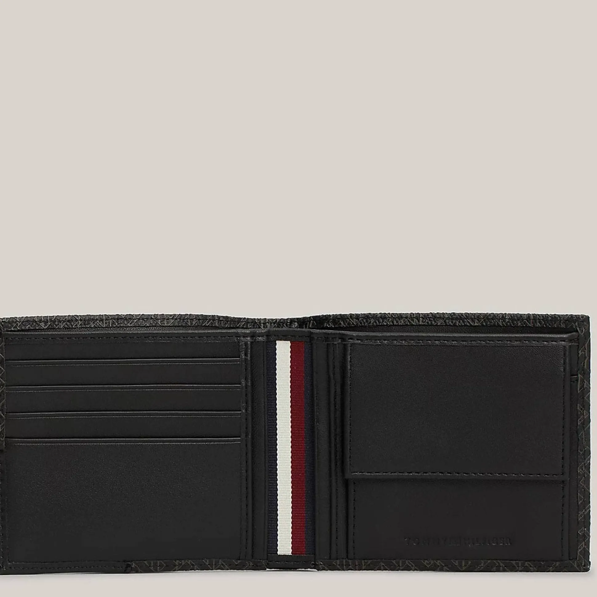 Tommy Hilfiger Portefeuille porte-cartes en cuir TH Monogram*Homme Portefeuilles Homme