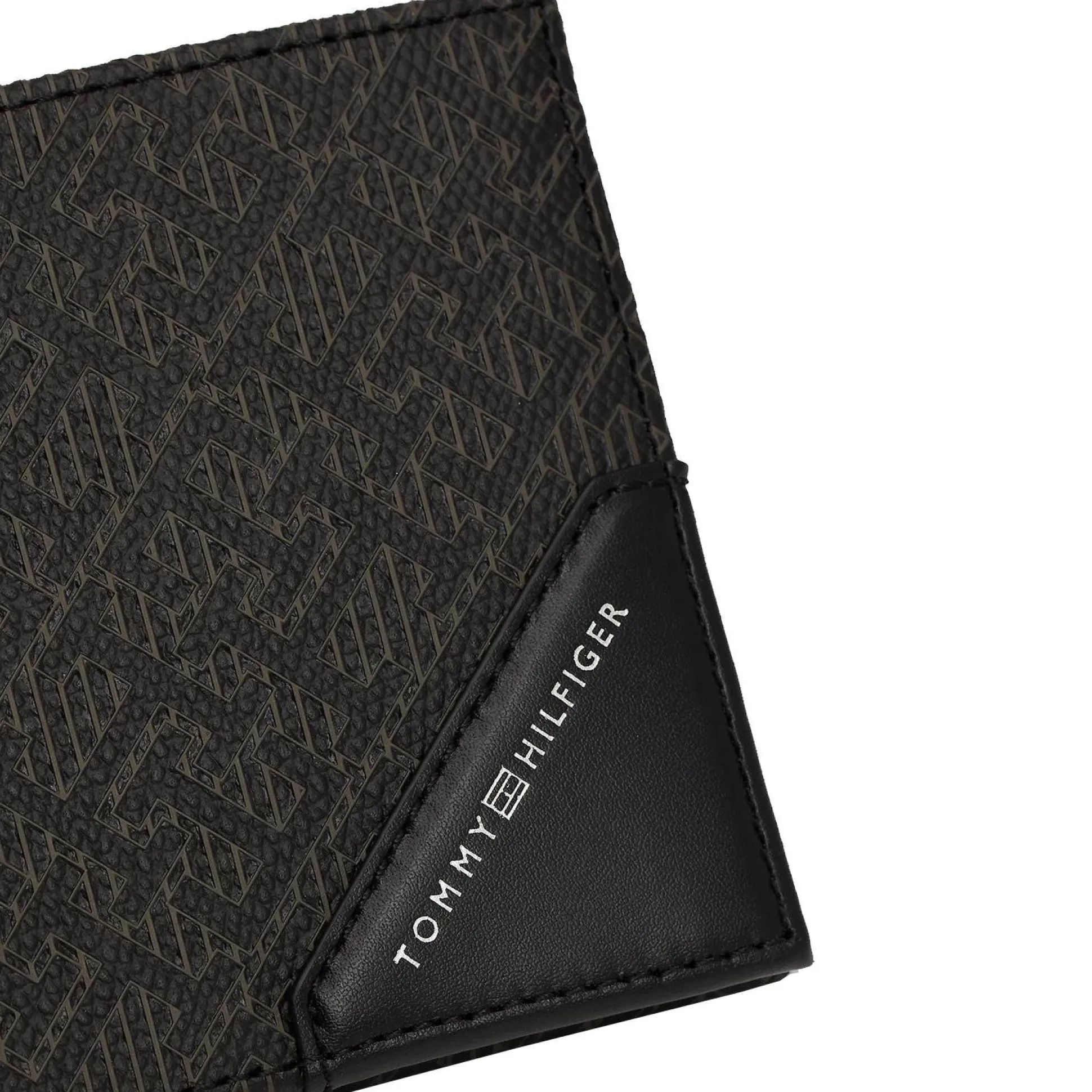 Tommy Hilfiger Portefeuille porte-cartes en cuir TH Monogram*Homme Portefeuilles Homme