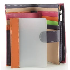 Francinel Portefeuille pression multicolore cuir Casual*Femme Portefeuilles Femme