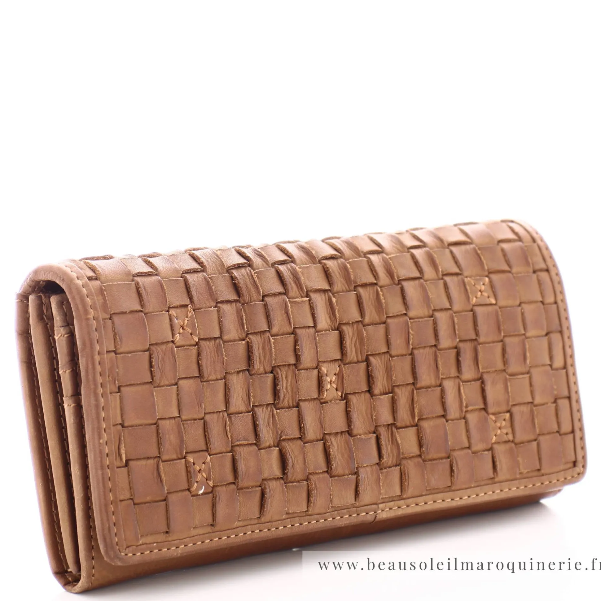 Biba Portefeuille rabat cuir tresse Kansas*Femme Portefeuilles Femme