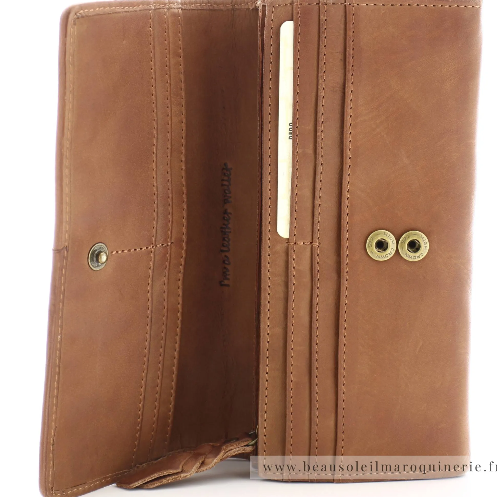 Biba Portefeuille rabat cuir tresse Kansas*Femme Portefeuilles Femme