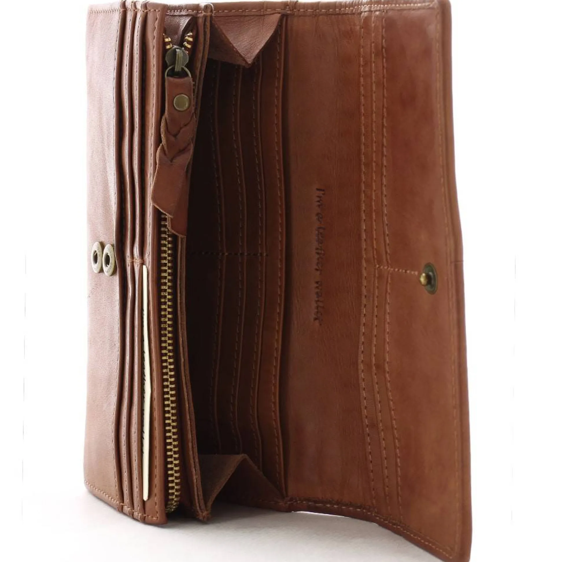 Biba Portefeuille rabat cuir tresse Kansas*Femme Portefeuilles Femme