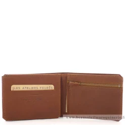 Les Ateliers Foures Portefeuille Ulysse Baroudeur rabat vers le haut*Homme Portefeuilles Homme