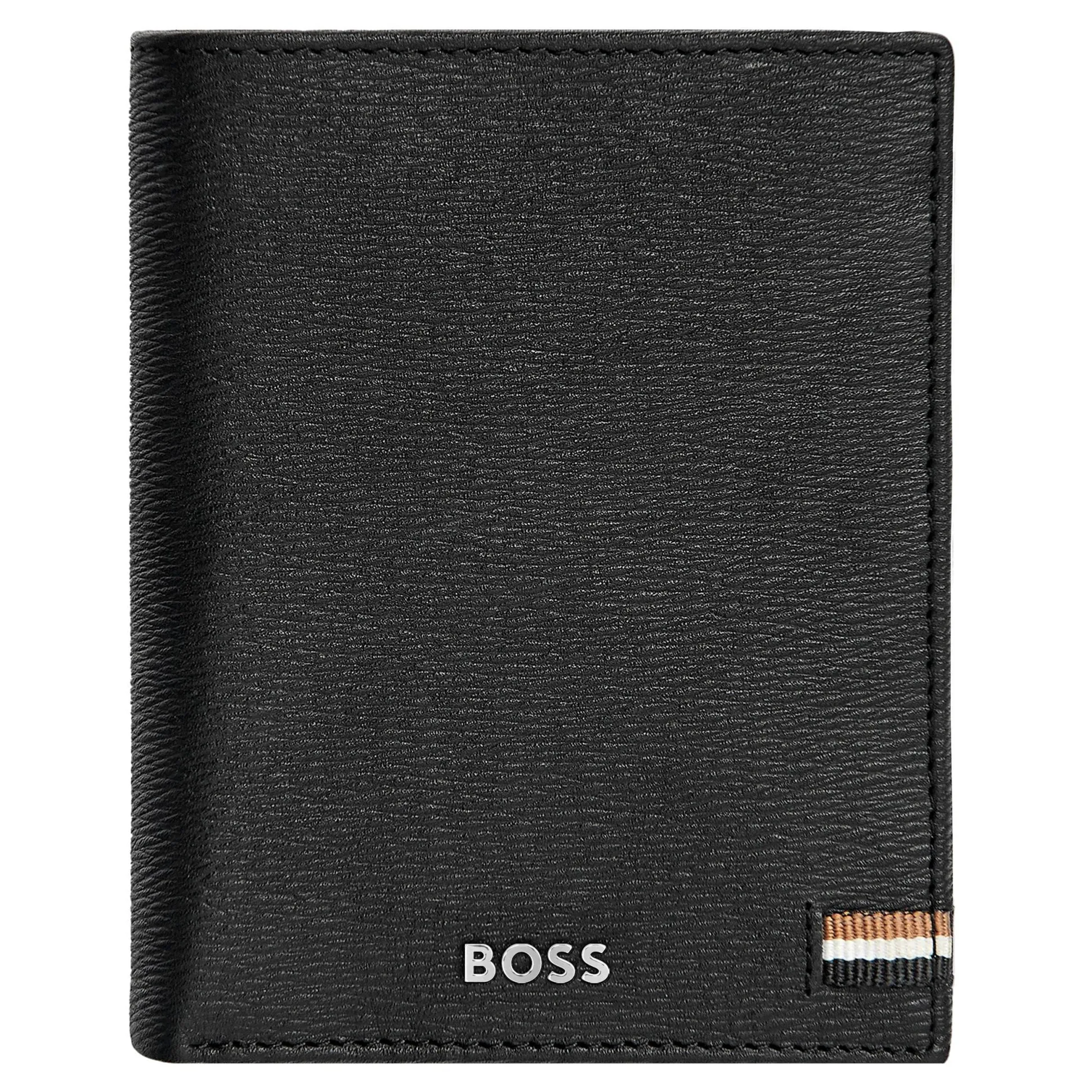 Hugo Boss Portefeuille vertical depliant Iconic en cuir*Homme Portefeuilles Homme