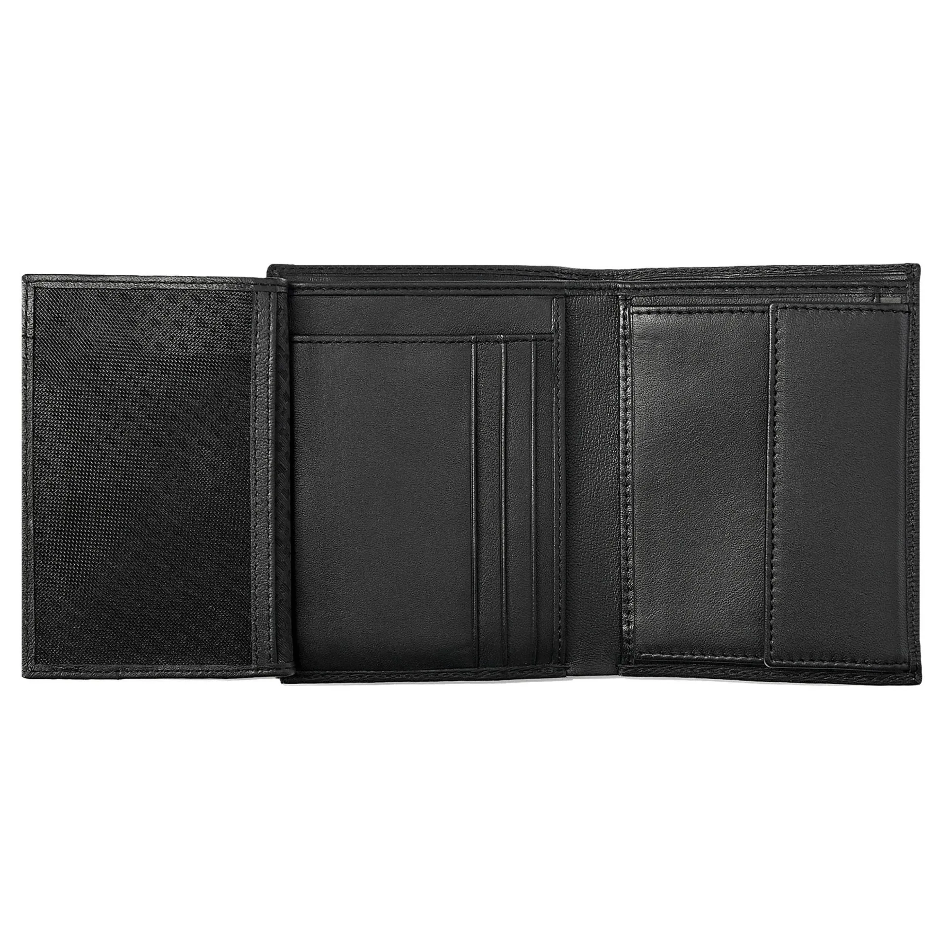 Hugo Boss Portefeuille vertical depliant Iconic en cuir*Homme Portefeuilles Homme