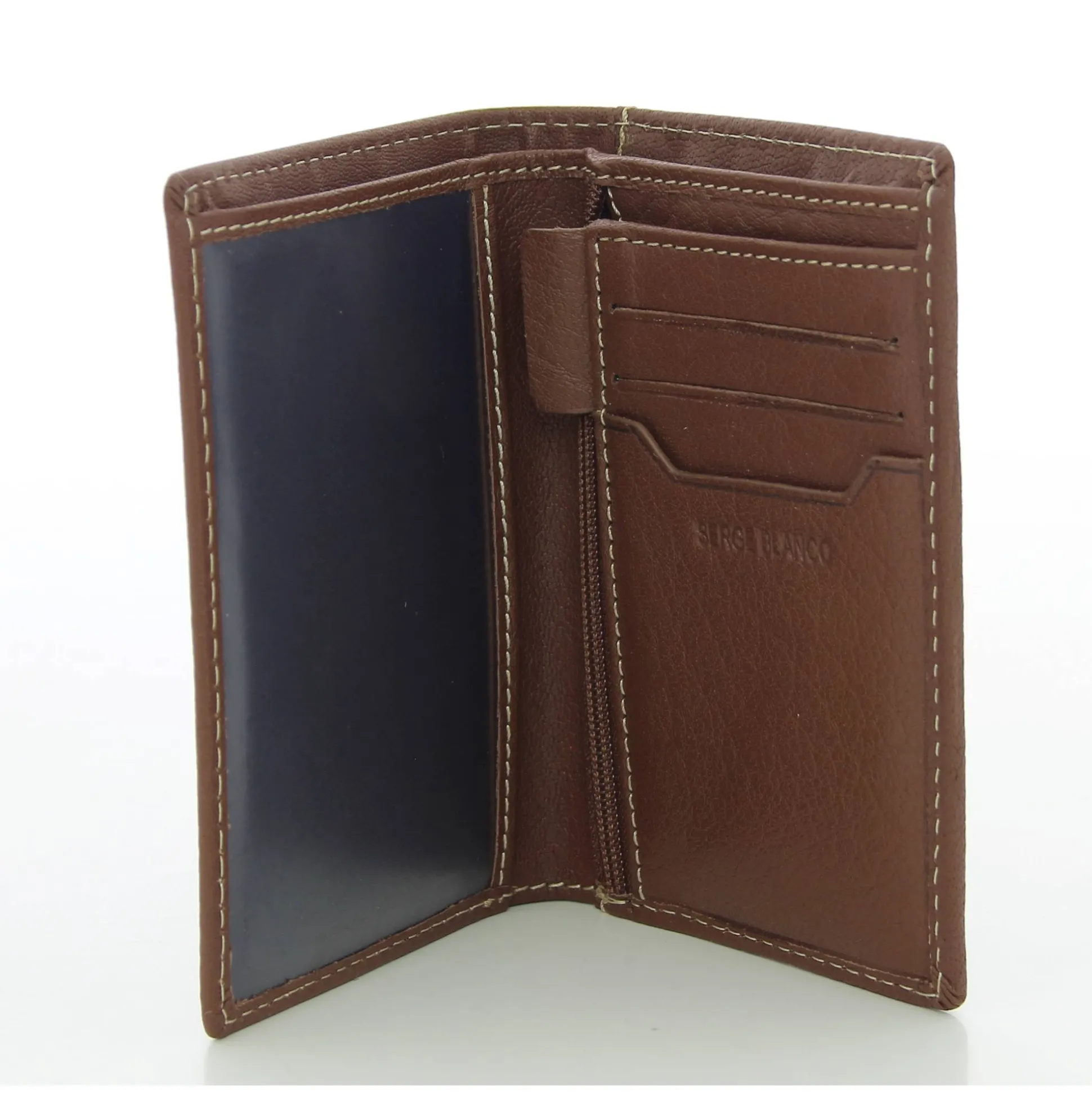 Serge Blanco Portefeuille vertical Marfa en cuir*Homme Portefeuilles Homme