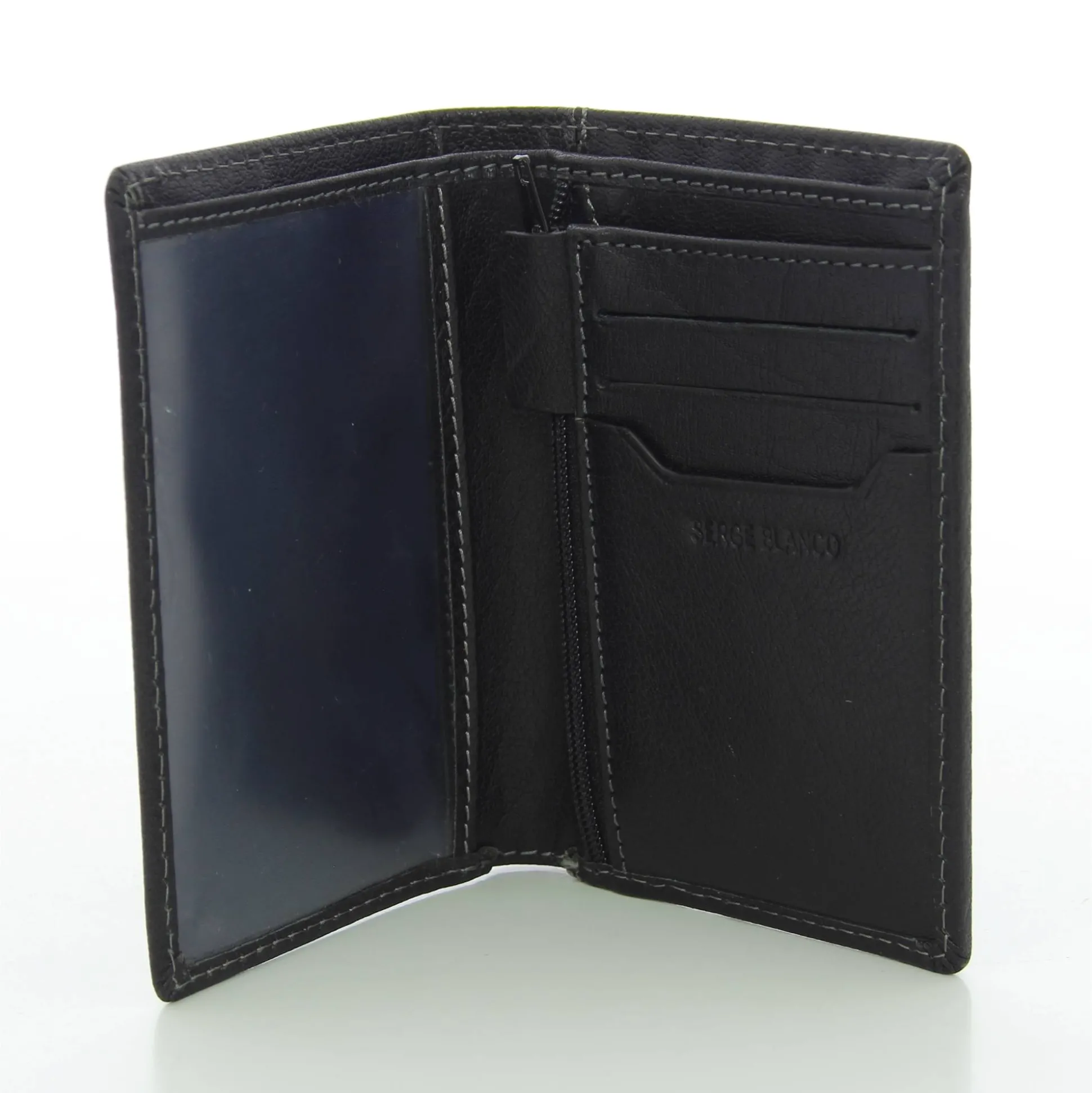 Serge Blanco Portefeuille vertical Marfa en cuir*Homme Portefeuilles Homme