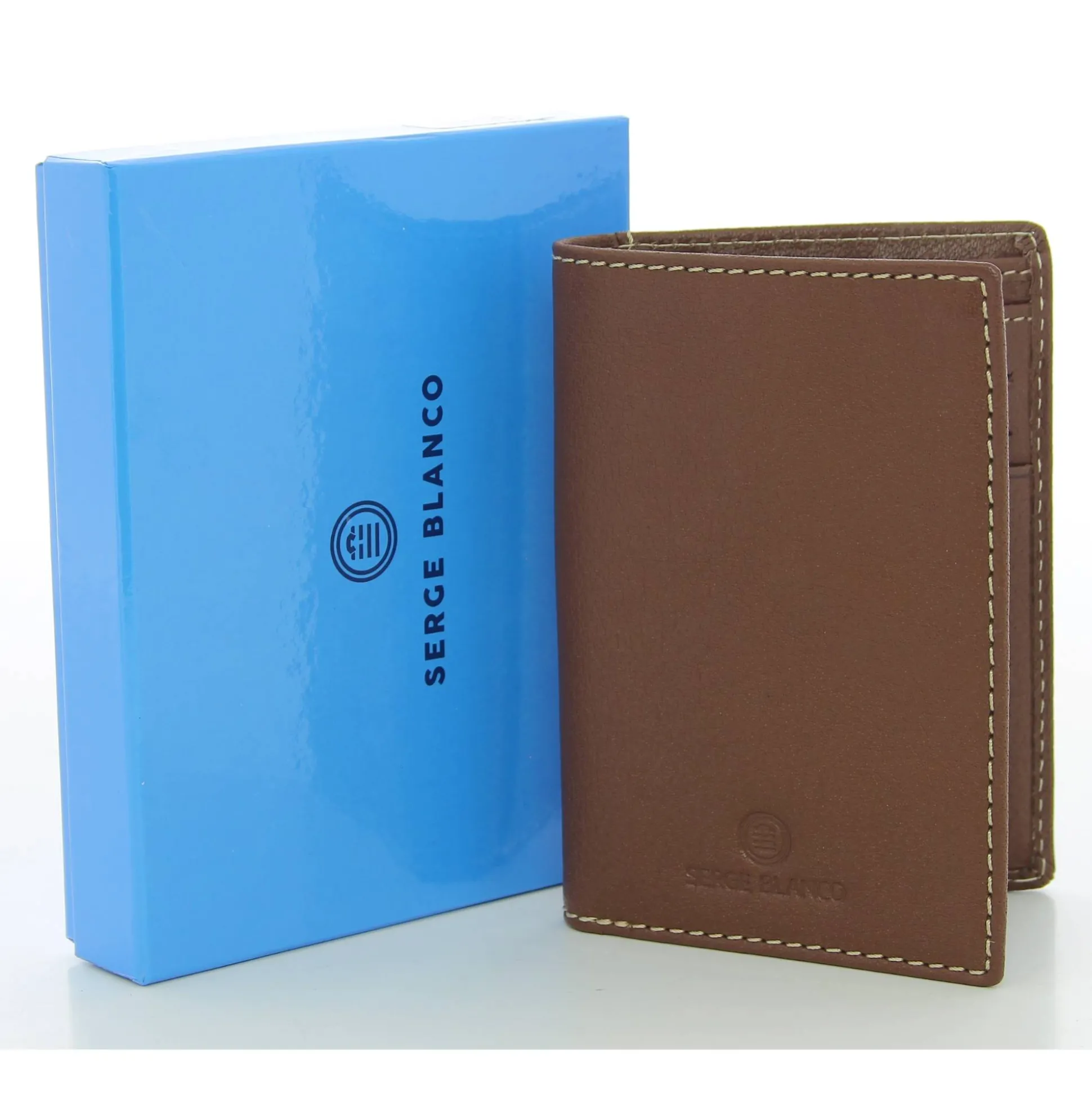 Serge Blanco Portefeuille vertical Marfa en cuir*Homme Portefeuilles Homme