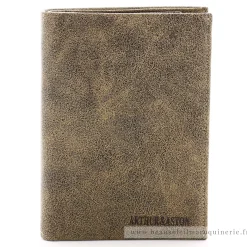 Arthur Aston Portefeuille vintage cuir destroy Cristiano*Homme Portefeuilles Homme