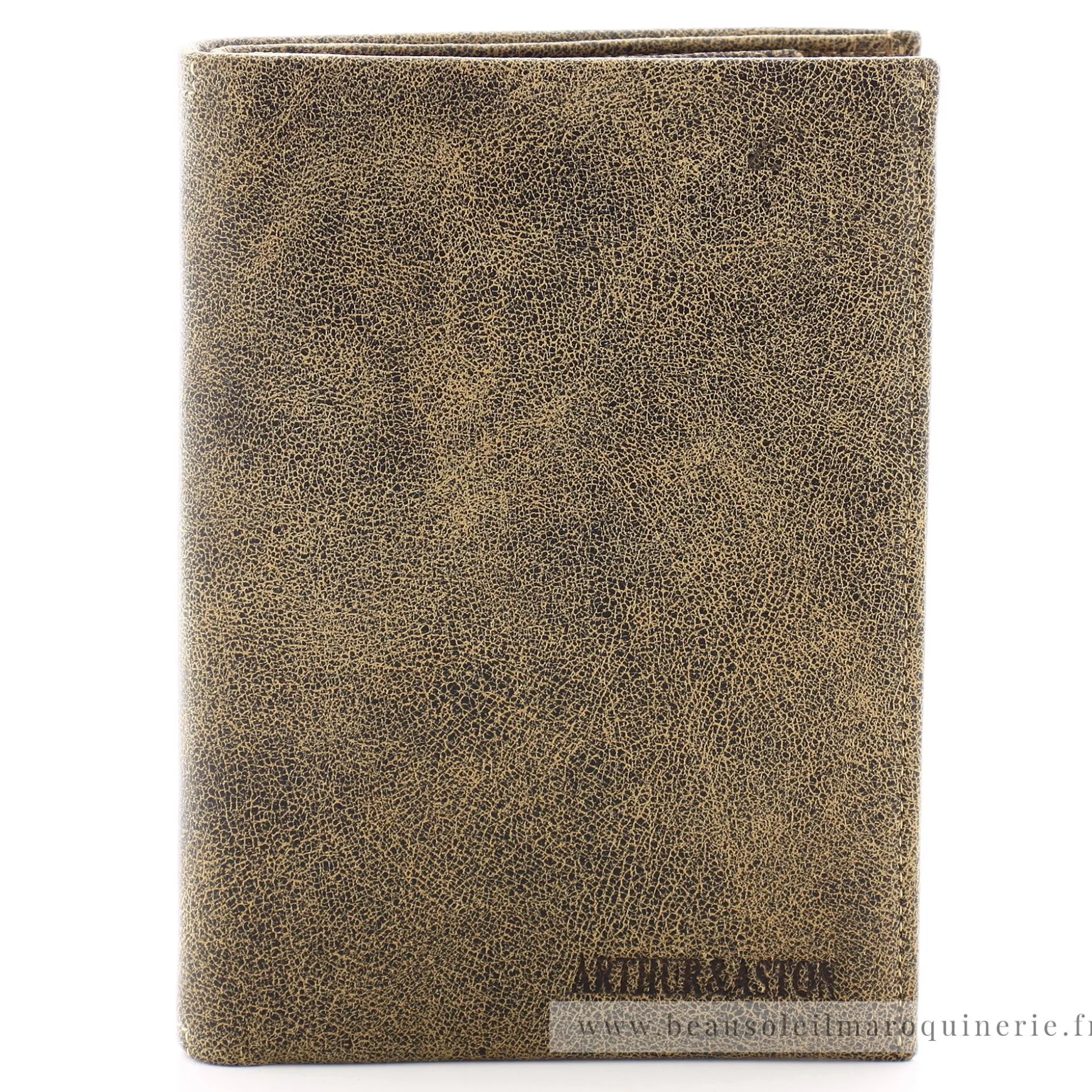 Arthur Aston Portefeuille vintage cuir destroy Cristiano*Homme Portefeuilles Homme