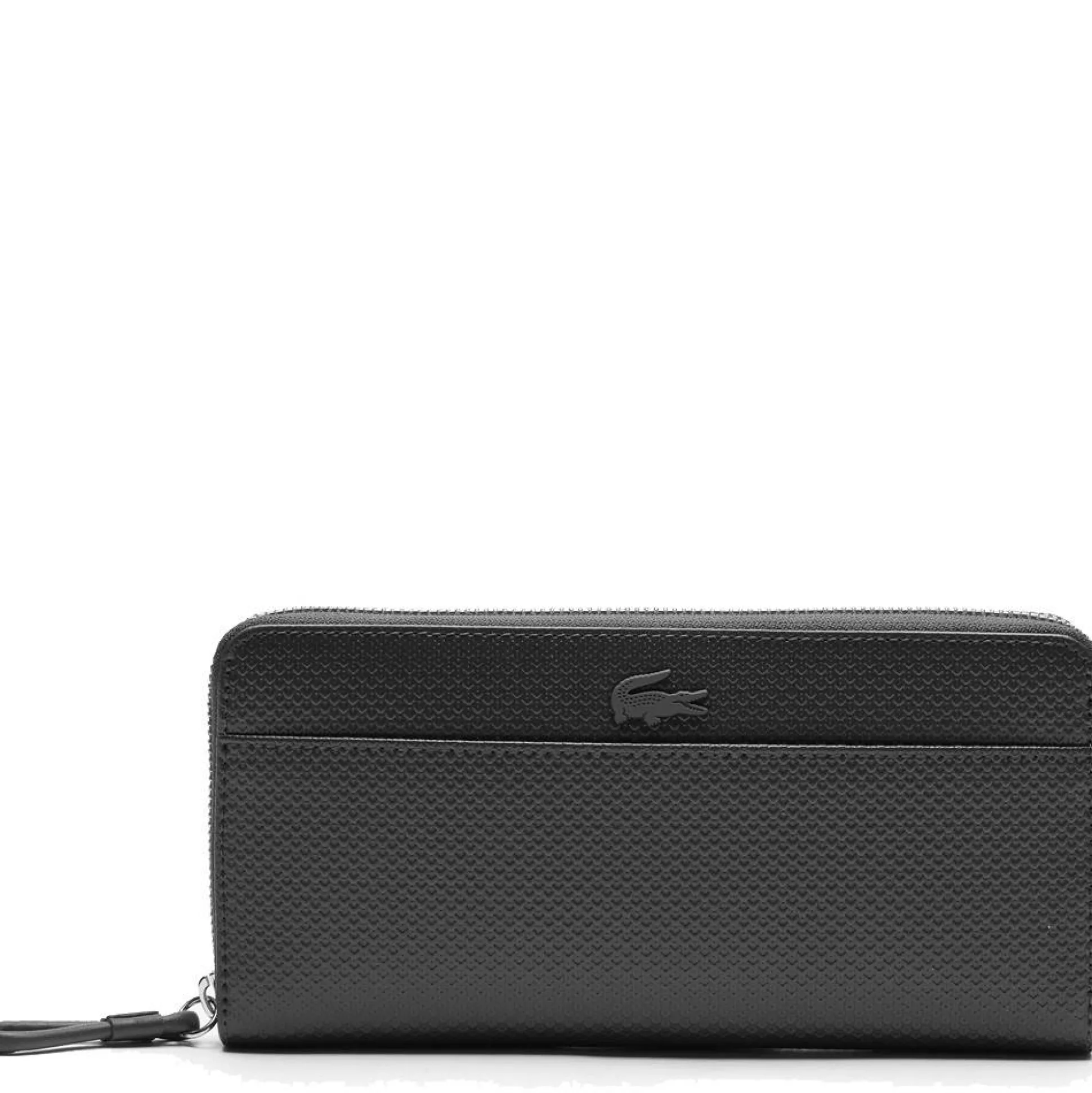 Lacoste Portefeuille zippe cuir pique mat Chantaco*Femme Portefeuilles Femme