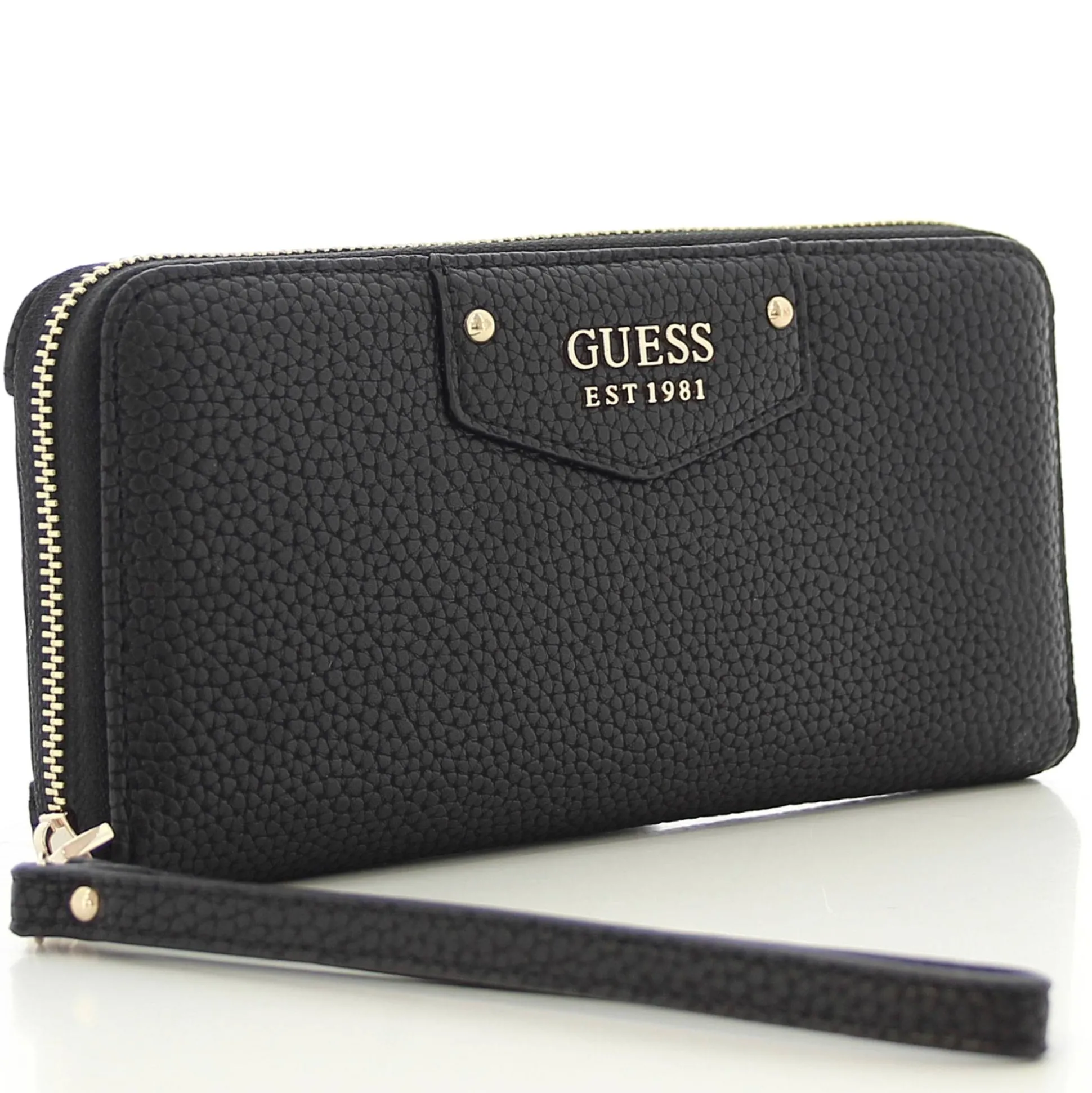 Guess Portefeuille zippe Eco Brenton effet graine*Femme Portefeuilles Femme