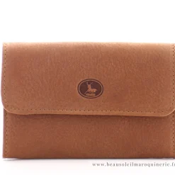 Frandi Porte-monnaie a rabat en cuir Nubuck*Femme Porte-Monnaie Femme