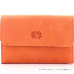 Frandi Porte-monnaie a rabat en cuir Nubuck*Femme Porte-Monnaie Femme