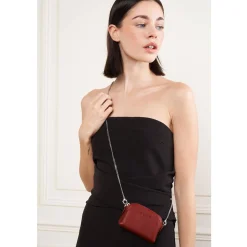 Lancaster Porte-monnaie cuir Foulonne PM avec chainette*Femme Porte-Monnaie Femme