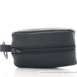Serge Blanco Porte-monnaie cuir Wyoming grain de cafe*Homme Porte-Monnaie Homme