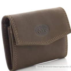Francinel Porte-monnaie en cuir a rabat Bilbao*Homme Porte-Monnaie Homme