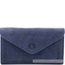 Frandi Porte-monnaie enveloppe en cuir Nubuck*Femme Porte-Monnaie Femme