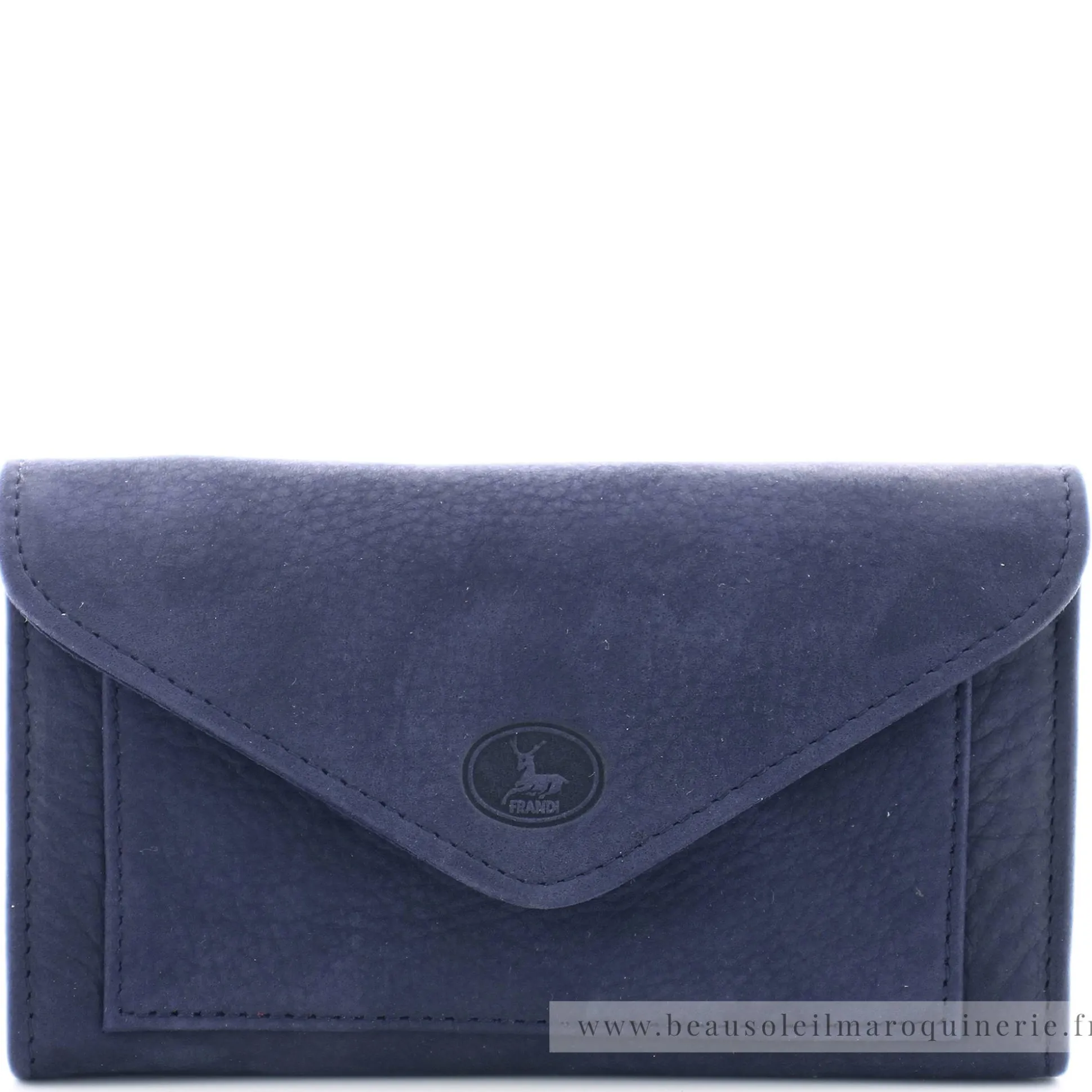 Frandi Porte-monnaie enveloppe en cuir Nubuck*Femme Porte-Monnaie Femme