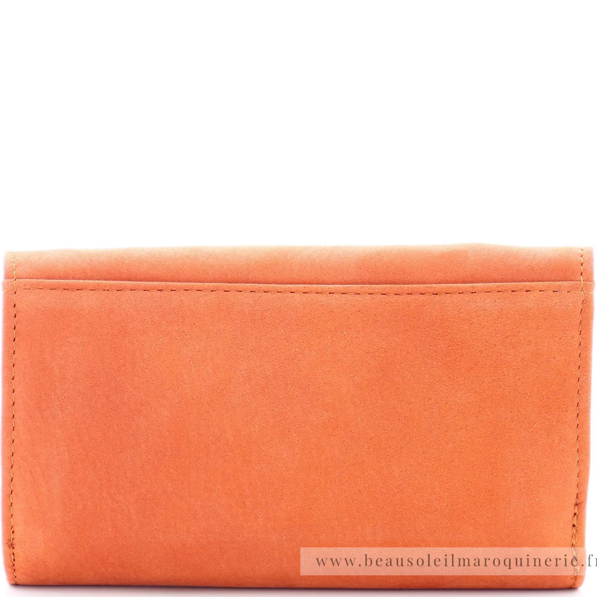 Frandi Porte-monnaie enveloppe en cuir Nubuck*Femme Porte-Monnaie Femme