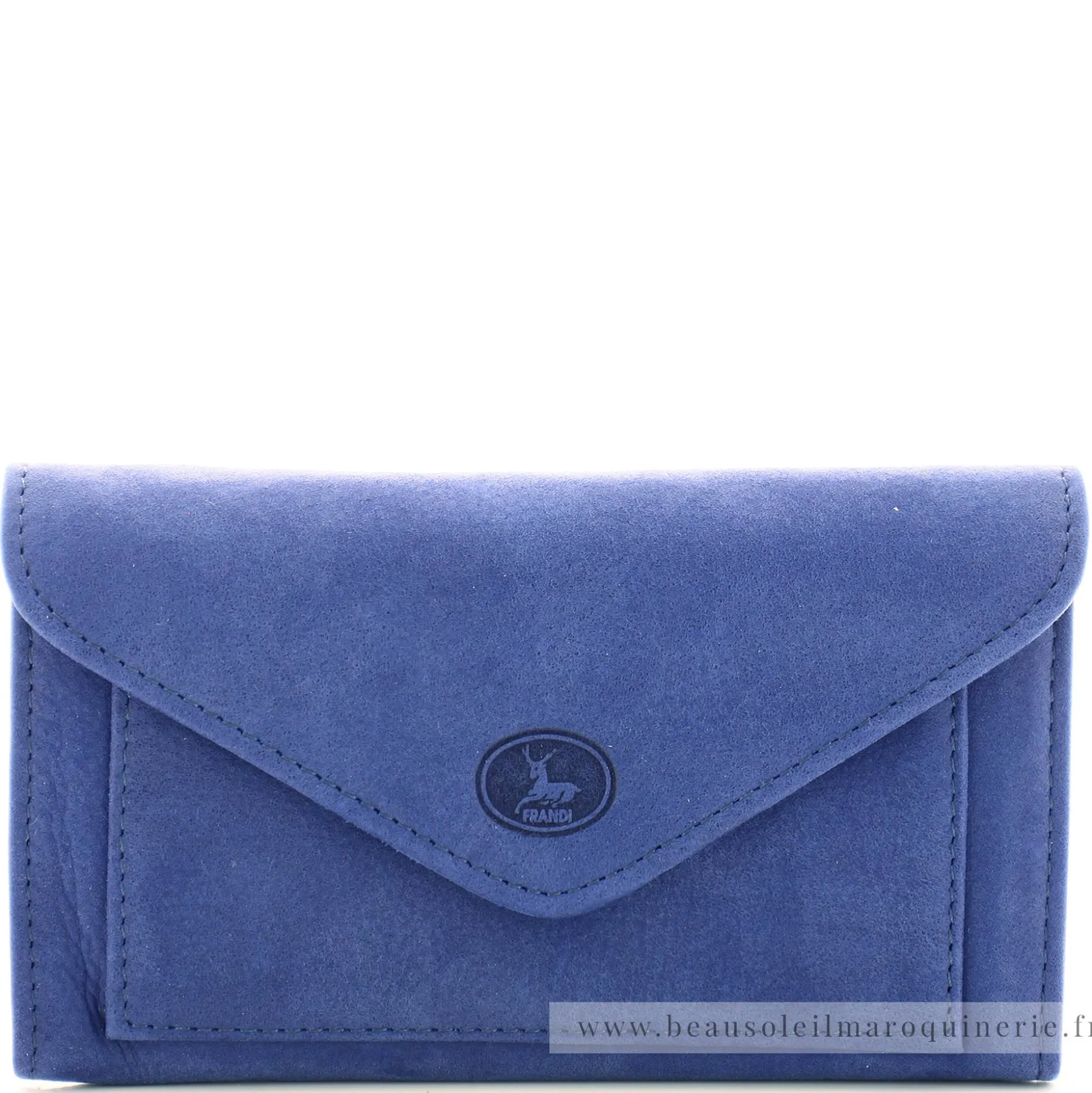 Frandi Porte-monnaie enveloppe en cuir Nubuck*Femme Porte-Monnaie Femme