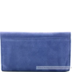 Frandi Porte-monnaie enveloppe en cuir Nubuck*Femme Porte-Monnaie Femme