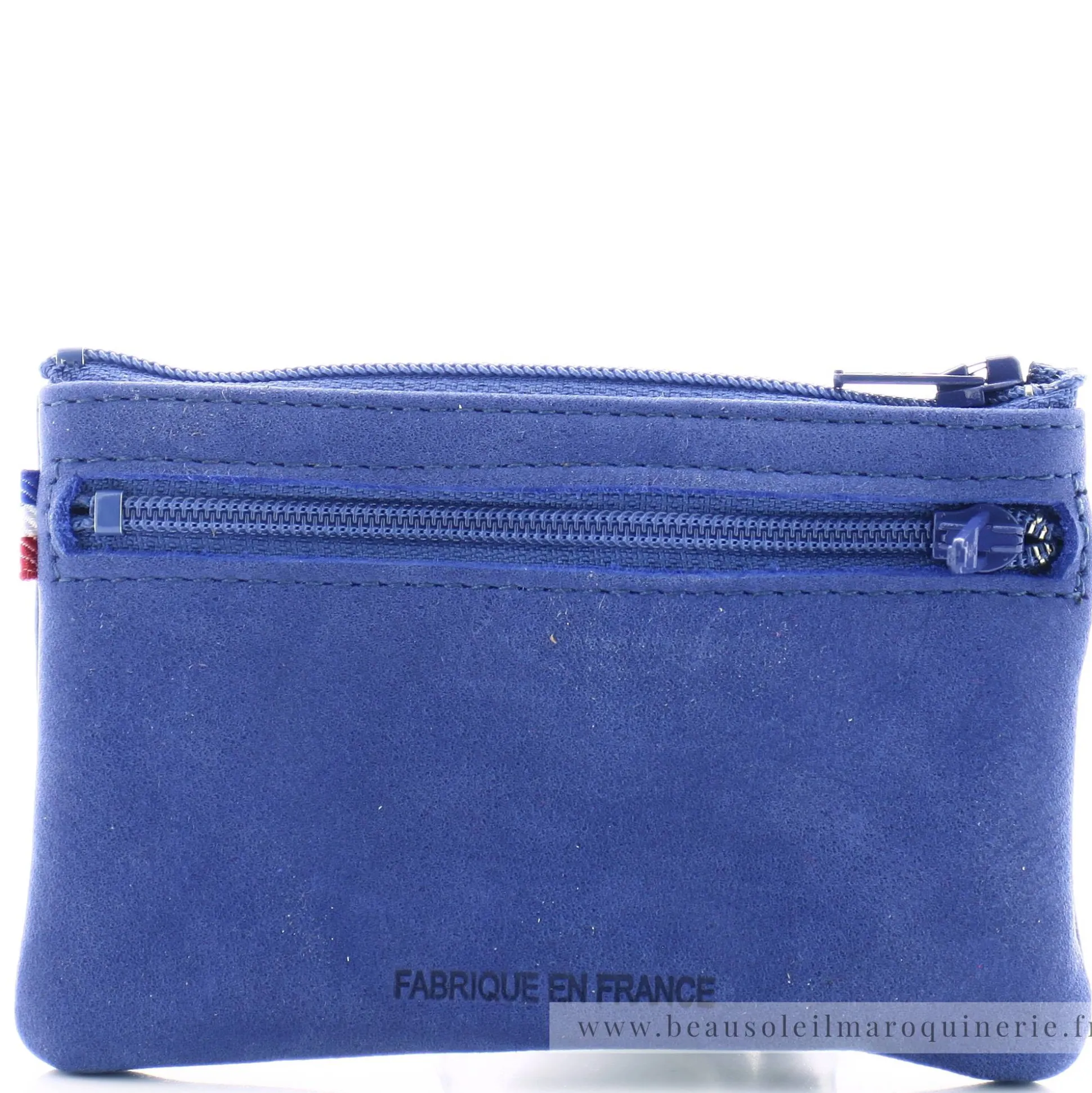 Frandi Porte-monnaie plat en cuir Nubuck zippe*Femme Portefeuilles Femme|Porte-Monnaie Femme